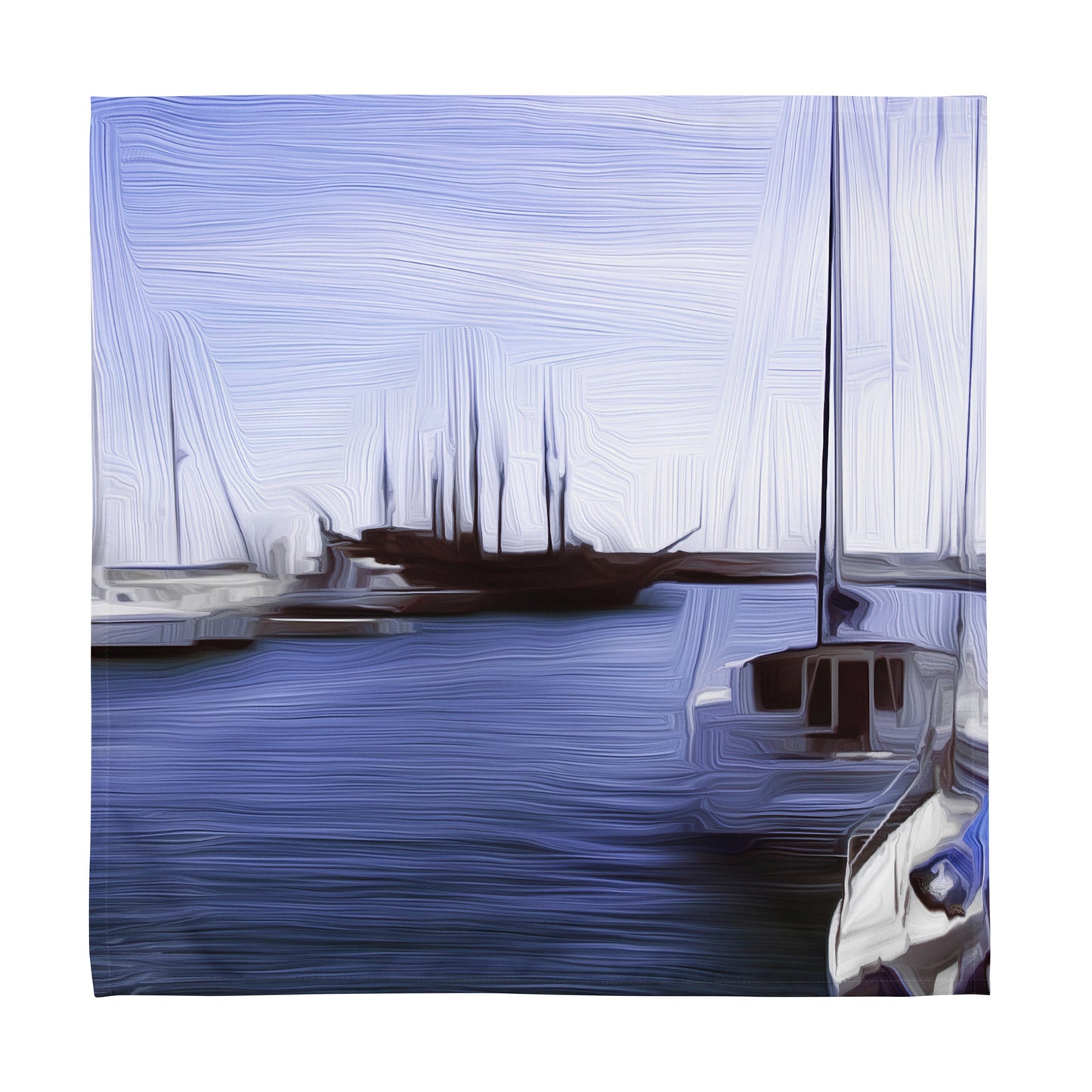 The Sleeping Yachts (at Afternoon) - Cloth Napkin Set