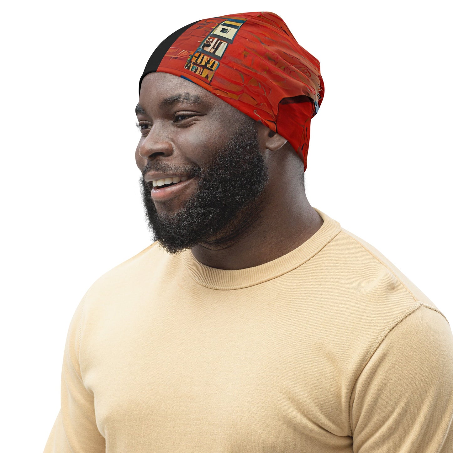 Half Black Half Hónghǎi - Beanie
