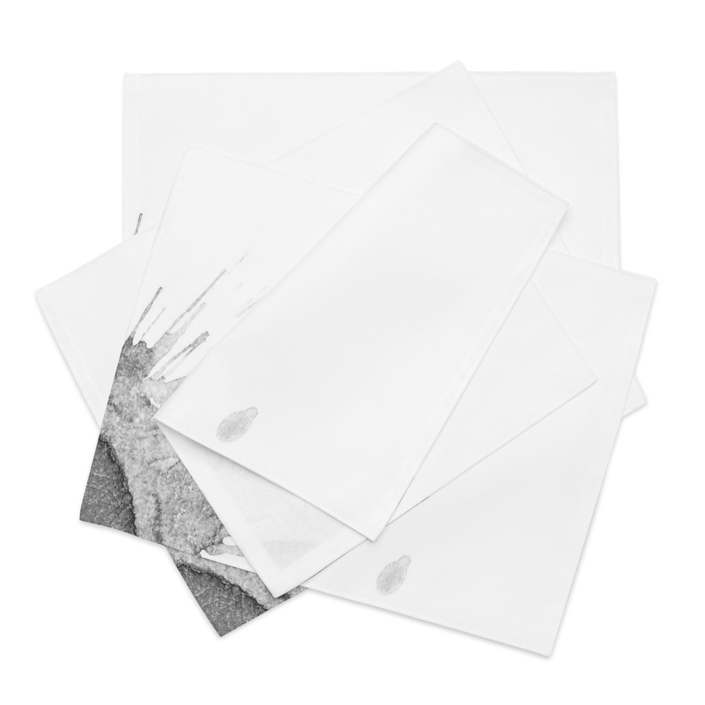 Watercolour Grey Splash - Placemat Set