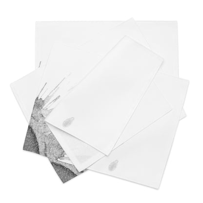 Watercolour Grey Splash - Placemat Set