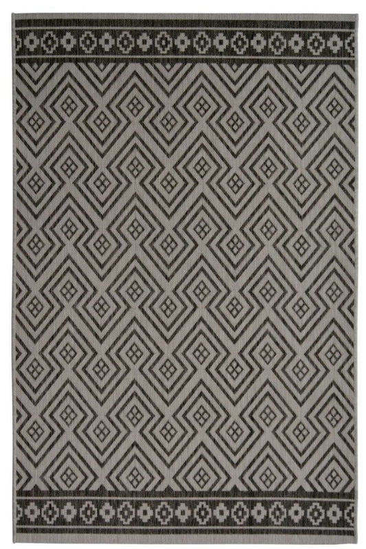 County Geo Grey Indoor/Outdoor Rug | 11344A