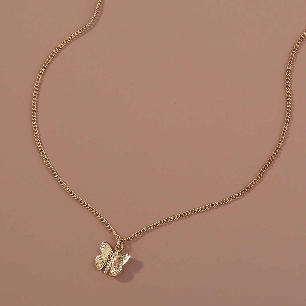 Gold Butterfly Necklace