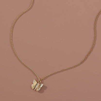 Gold Butterfly Necklace