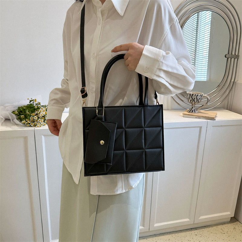 Plaid Shoulder Bag for Women