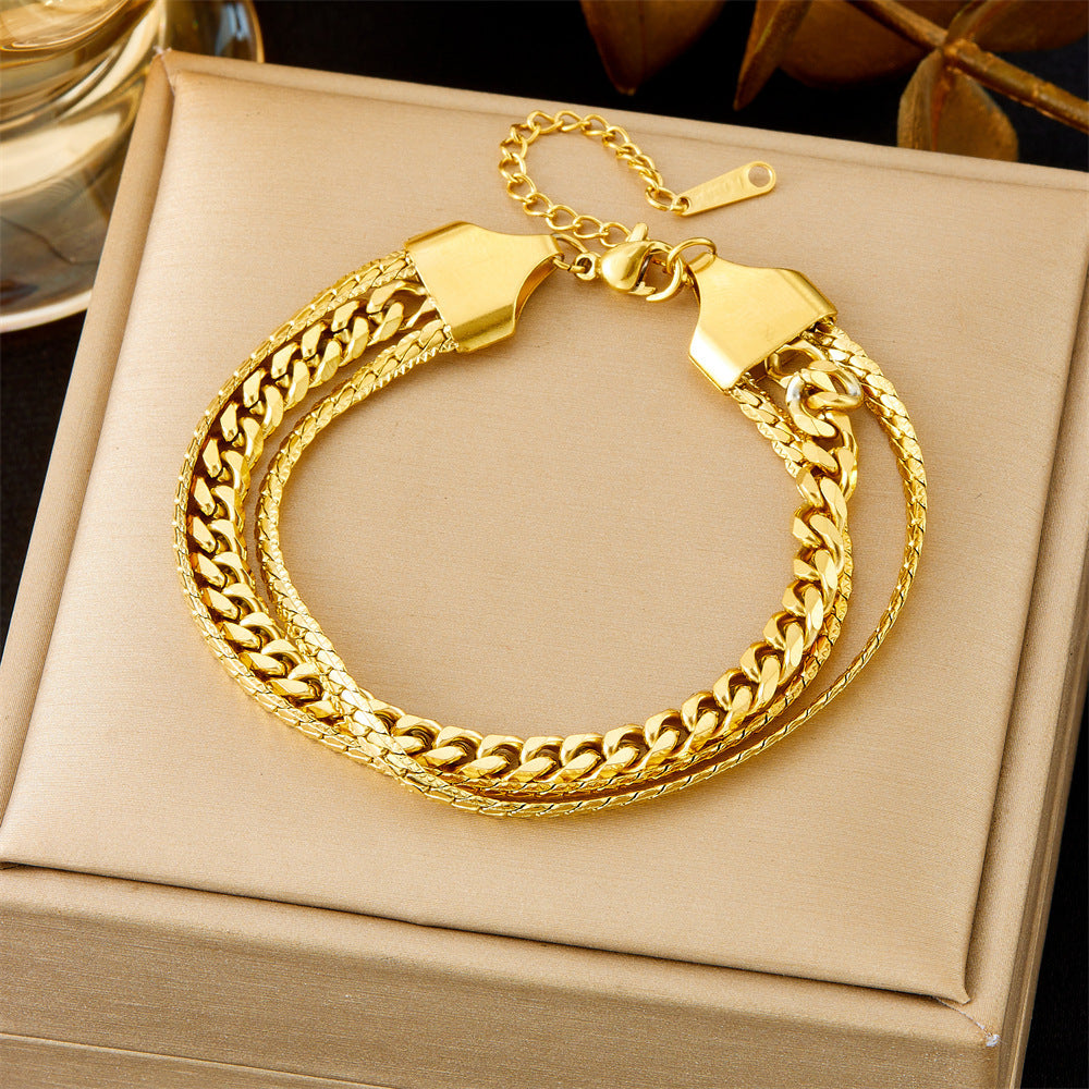 Luxury Women’s Titanium Steel Bracelets