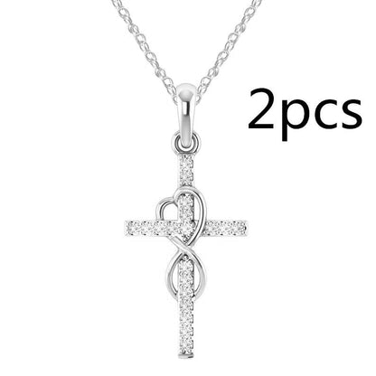 Infinity Cross Necklace