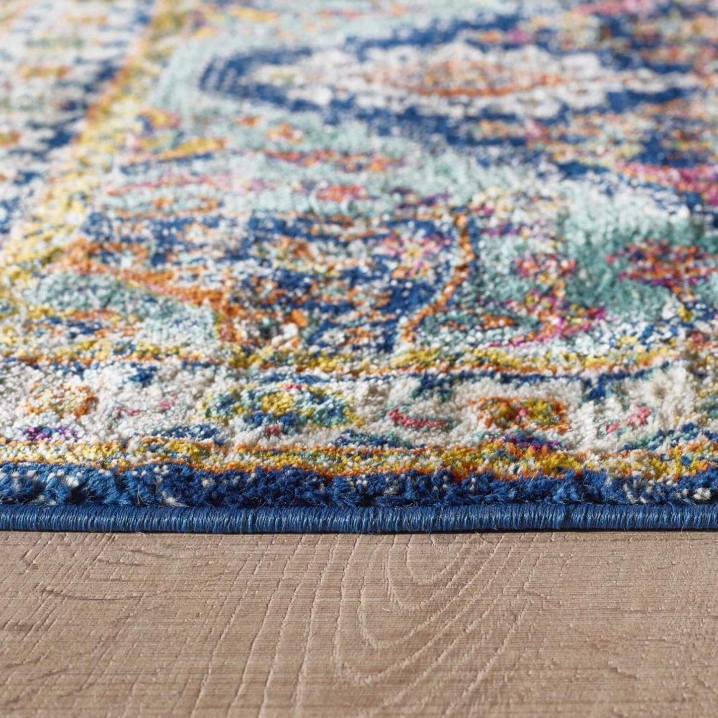 Granada Multicolour Vintage Rug | Emerald