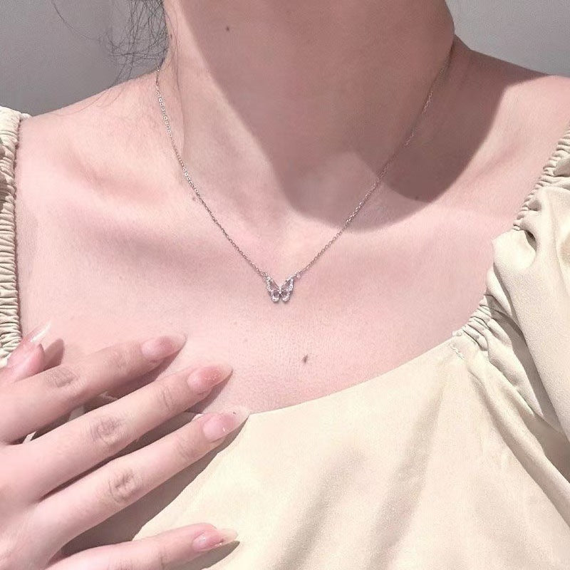 Simple Moonstone Necklace