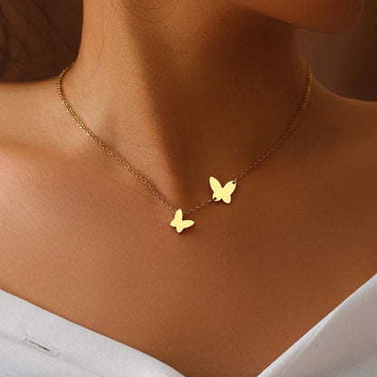 Butterfly Pendant Necklace
