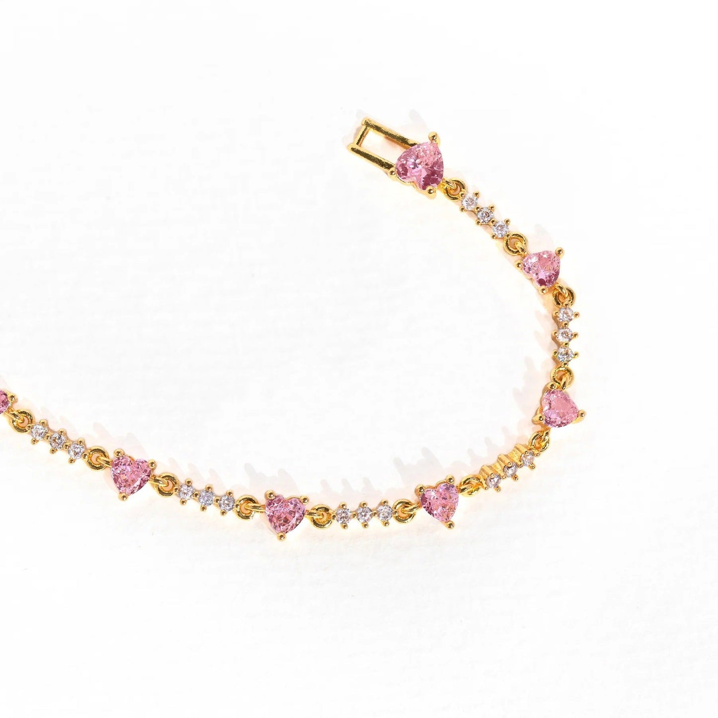 Sweet Bow Heart Rhinestone Bracelets