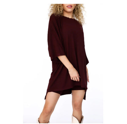Summer Shorts Suit Fashion Loose Short-sleeved T-shirt And Slim Tight Pants Women's Clothing