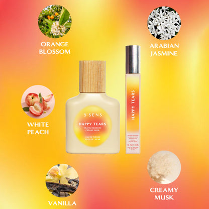 5 SENS Happy Tears Eau de Parfum (30 mL) – Clean, Long-Lasting Warm Floral