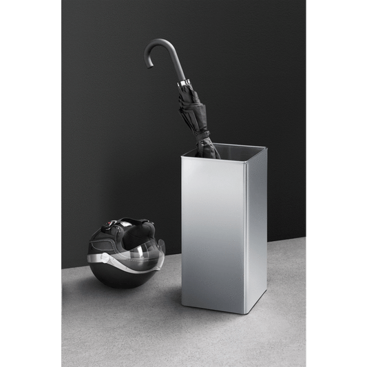 Zack Angolo Brushed Stainless Steel Umbrella Stand
