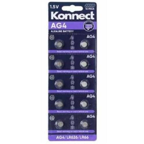 Konnect Alkaline Batteries 10Pack Reliable Power for Your Devices