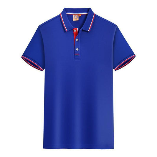 Men’s Summer Lapel Short Sleeve Polo Shirt – Lightweight Slim Fit Casual Top