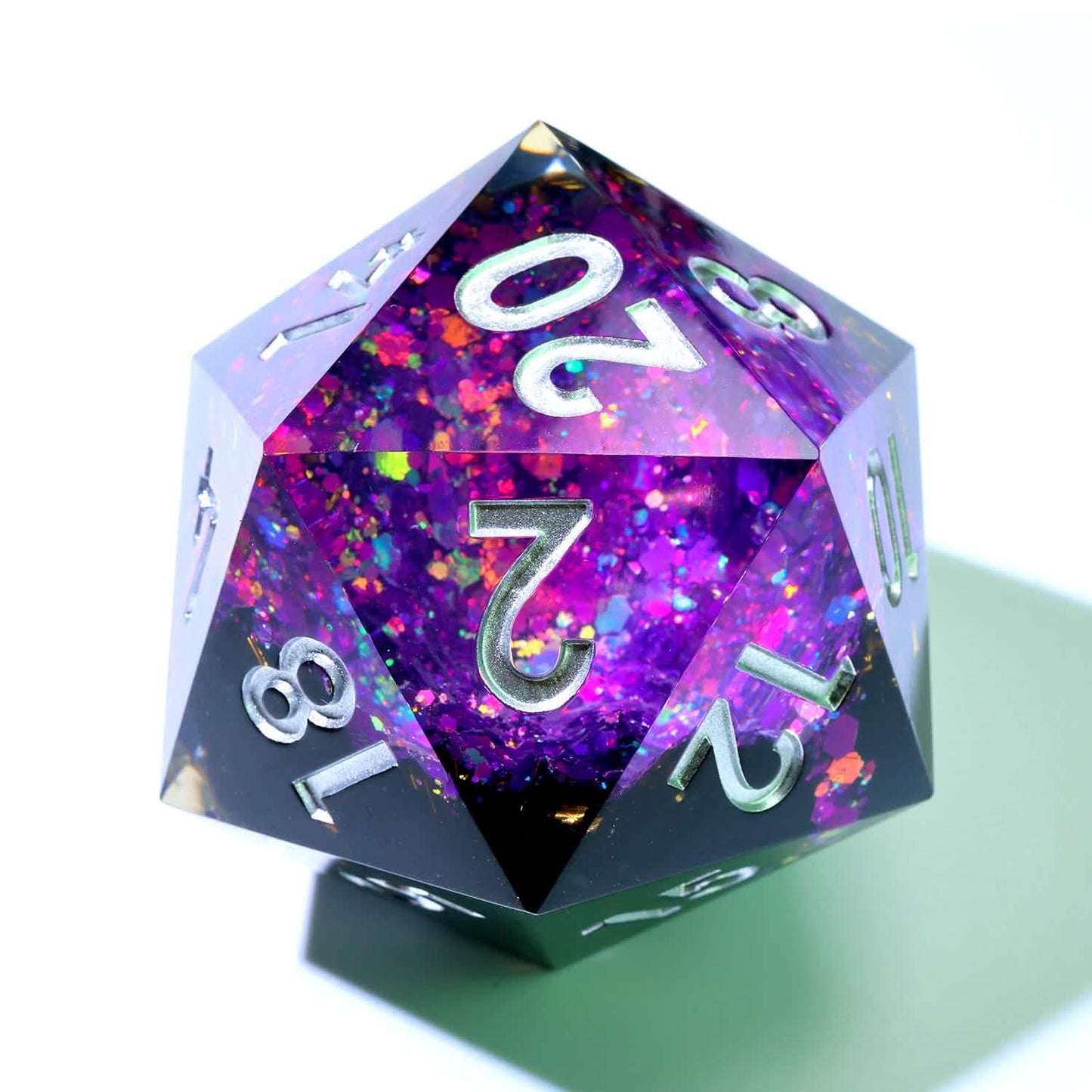 Regal Relic | 50mm D20 | Oversized Geode Dice | Single Dice