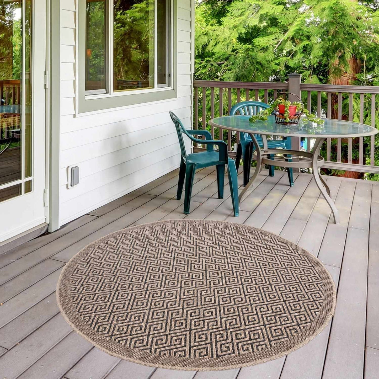 Nature Outdoor Rug Dark Grey | 5100DG