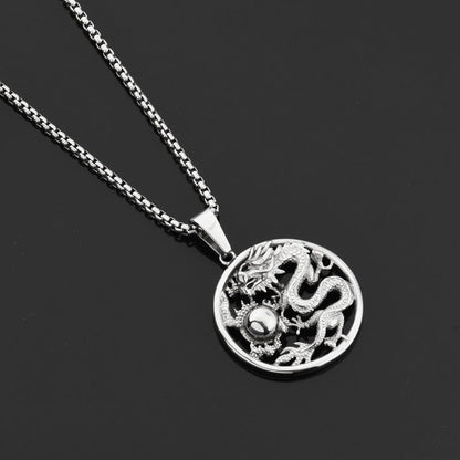 Hip Hop Dragon Necklace