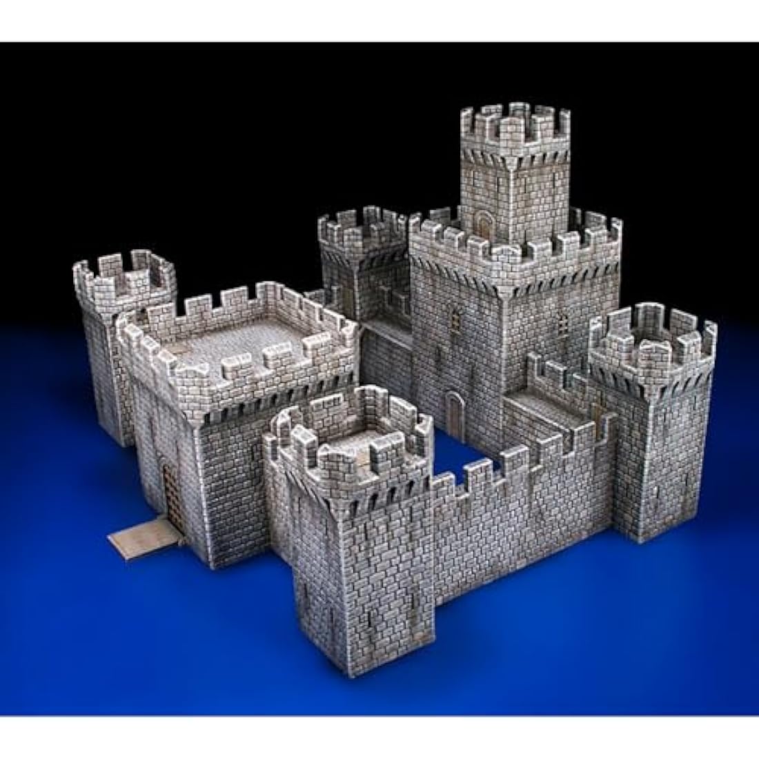 Miniart 1:72 Scale Medieval Castle Plastic Model Kit, Gray – Bidnamic Store