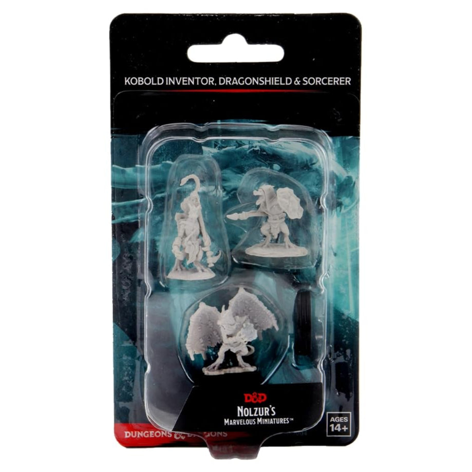 D&D Nolzurs Marvelous Miniatures: Kobold Inventor, Dragonshield & Sorcerer - Wave 12