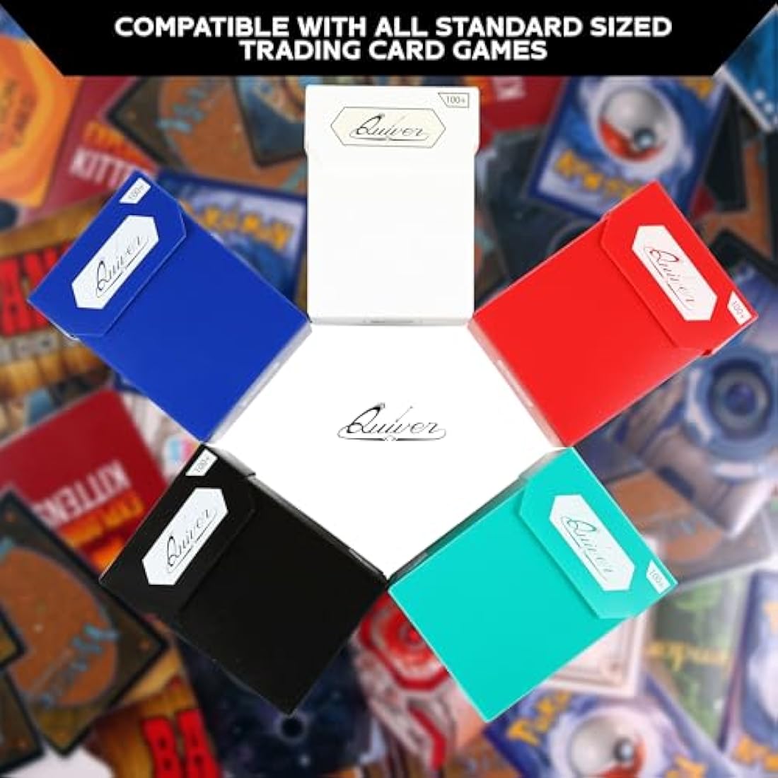 Quiver Time 80+ Standard Trading Card Deck Blocks Fits MTG Deck & Othe ...