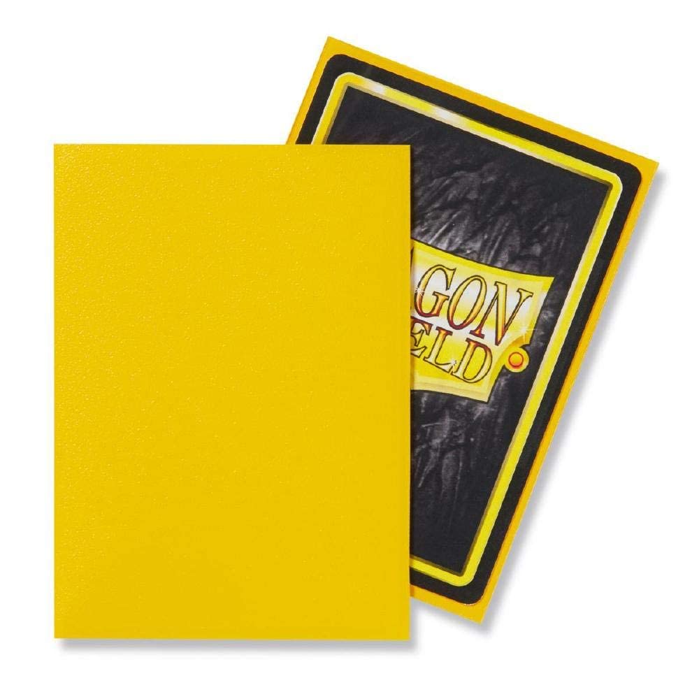 Dragon Shield - Matte Standard Size Sleeves 100pk - Yellow