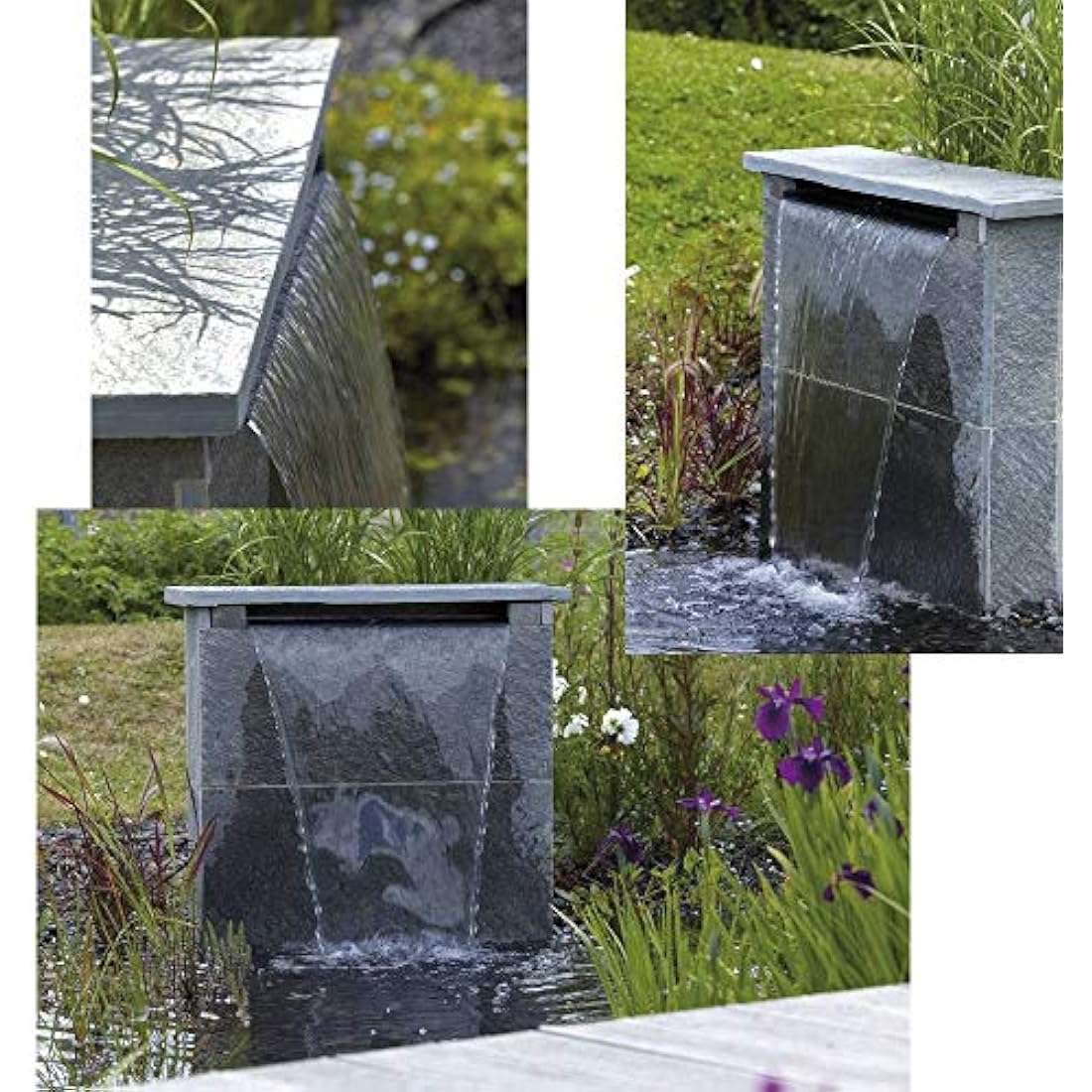 Oase 70771 Waterfall XL 30 - Waterfall 30 cm Wide in Stainless Steel L ...