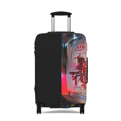 Half Black Half Báijiǔ – Protective Suitcase Cover