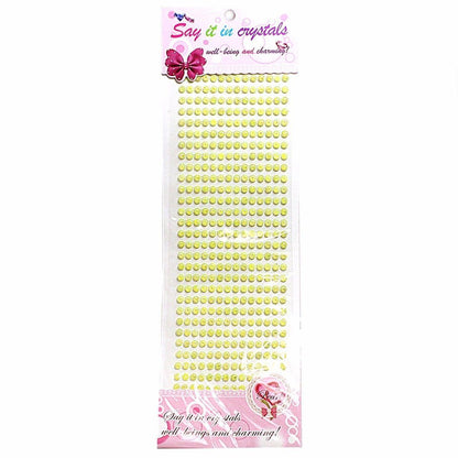 Assorted Round Gem Stickers with SelfAdhesive Backing Crafters Essential
