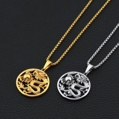 Hip Hop Dragon Necklace
