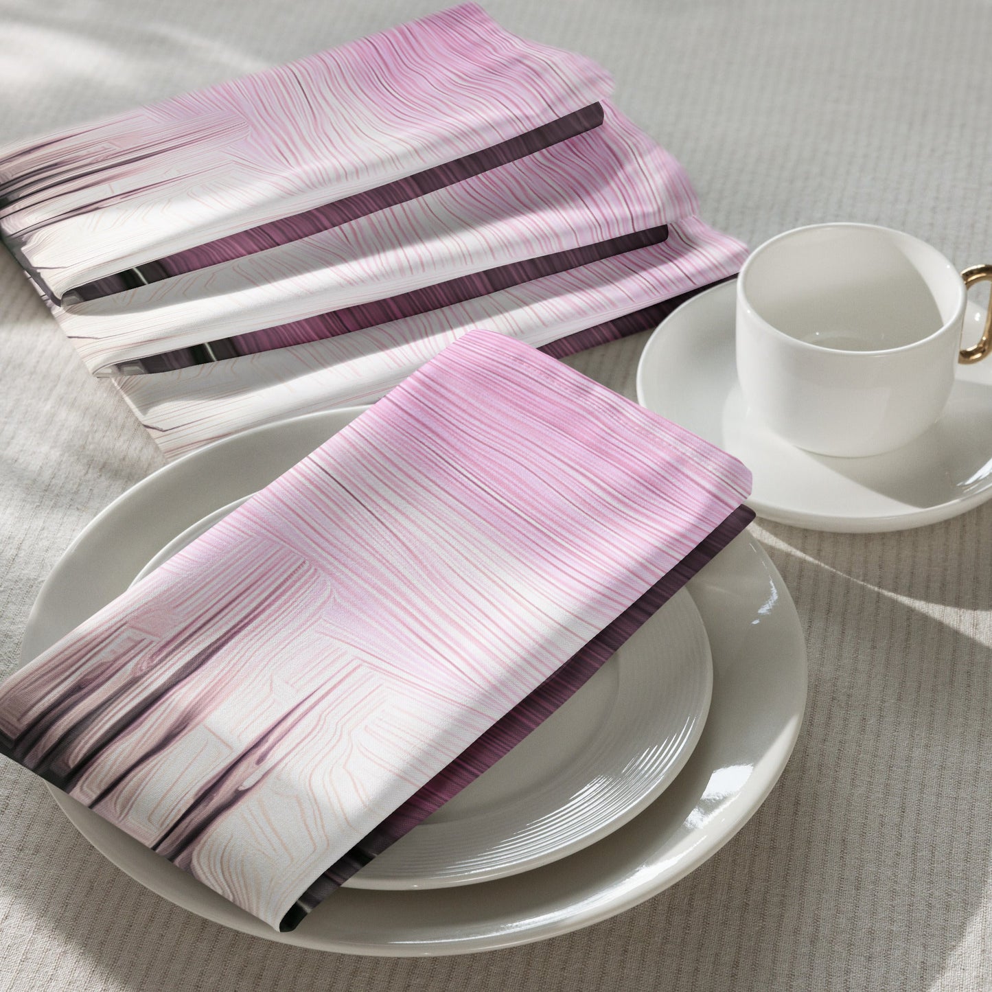 The Sleeping Yachts (at Evening) - Cloth Napkin Set