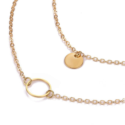 Multi-Layer Sequined Choker Necklace