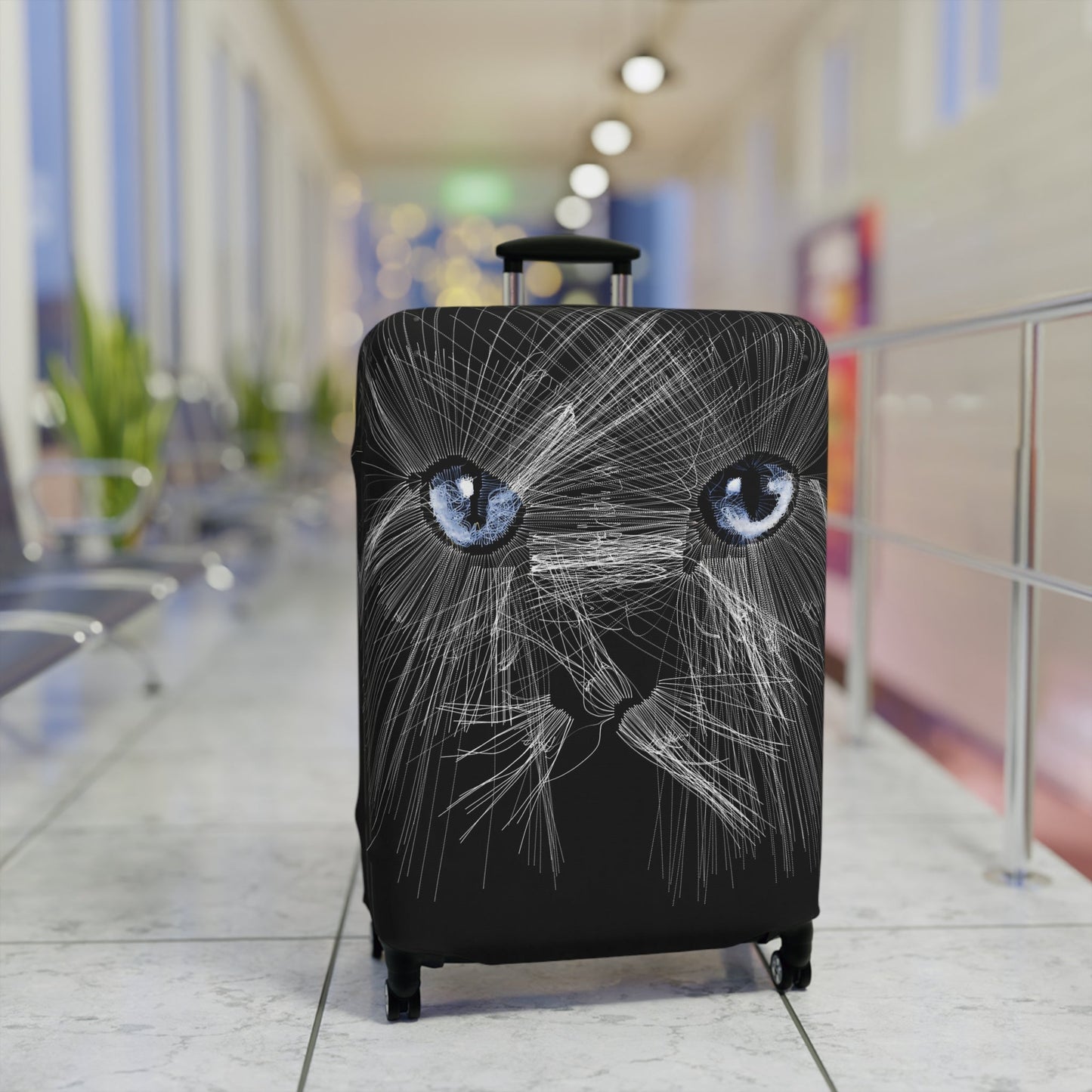 Mister Whiskers - Protective Suitcase Cover