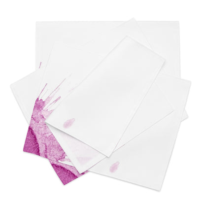 Watercolour Pink Splash - Placemat Set