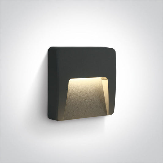3W CCT Variable AC LED wall light, IP65, ideal for both indoor and outdoor installation.  Complies with standard EN60598-1 and any other specific standards.