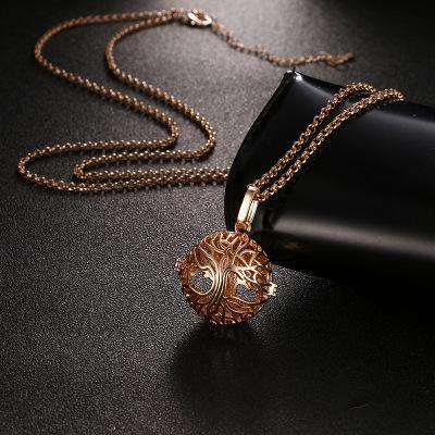 Tree of Life Perfume Locket Pendant Necklace