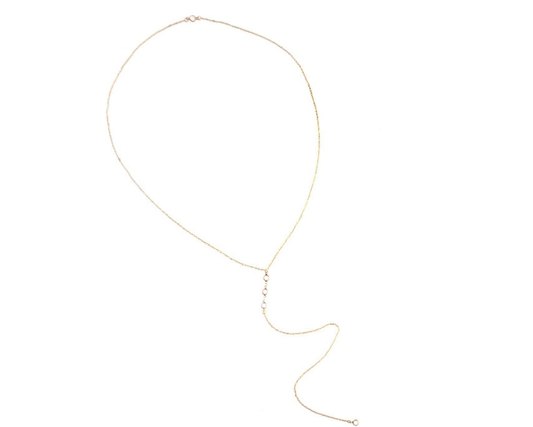 Crystal Pendant Body Necklace