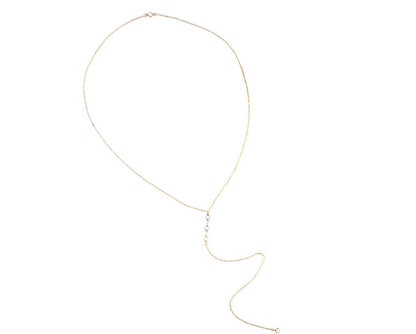 Crystal Pendant Body Necklace