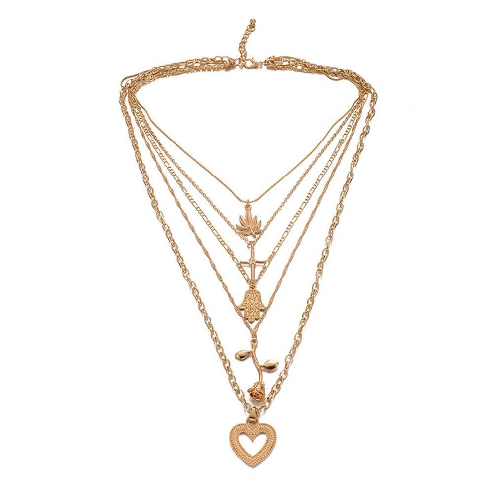 Vintage Snake Bone Chain Necklace