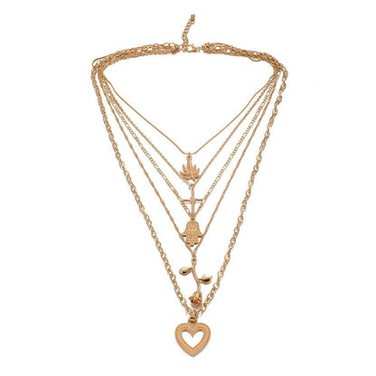 Vintage Snake Bone Chain Necklace