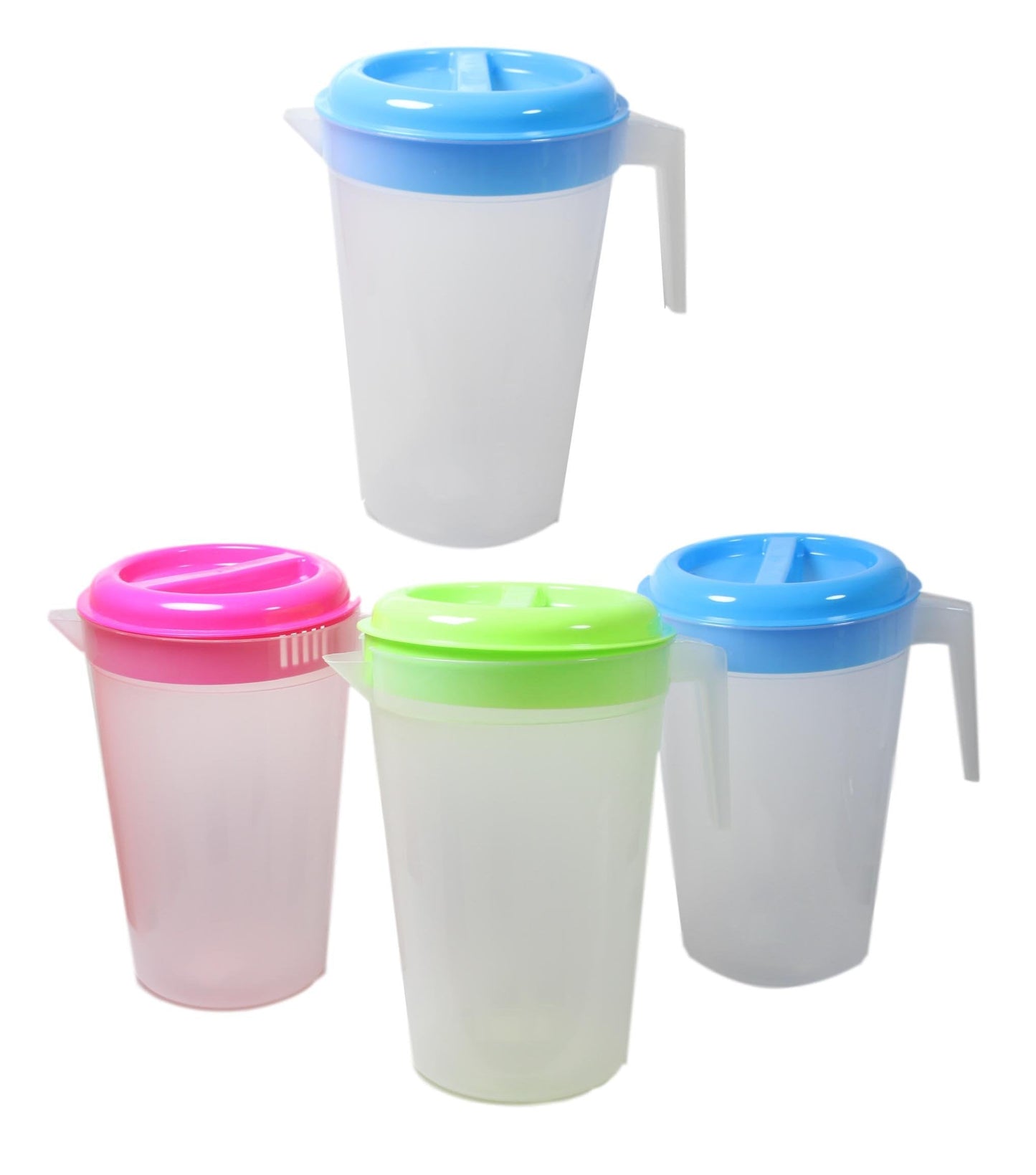 Versatile Durable Plastic Water Jug with Secure Lid 27 x 17 cm