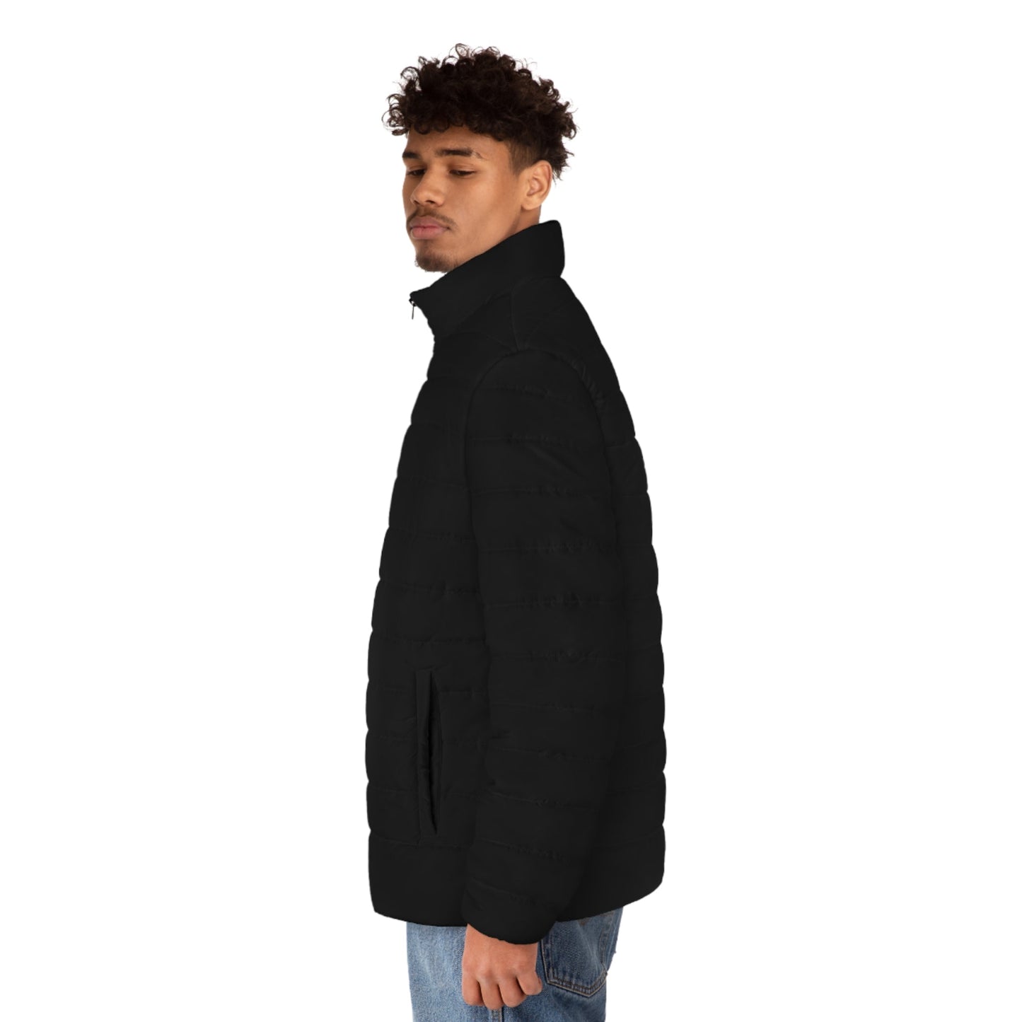 iSAW Mens Black Puffer Jacket - iSAW Company