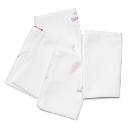 Watercolour Pink Splash - Cloth Napkin Set