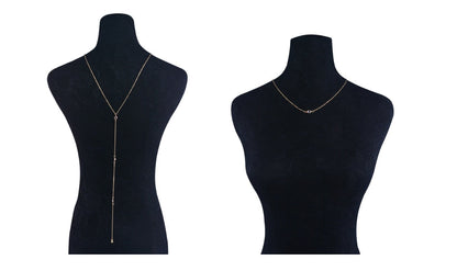 Crystal Pendant Body Necklace