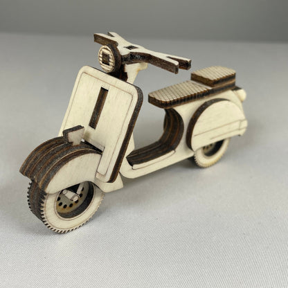 Retro Scooter Bauble - Handmade Ornament
