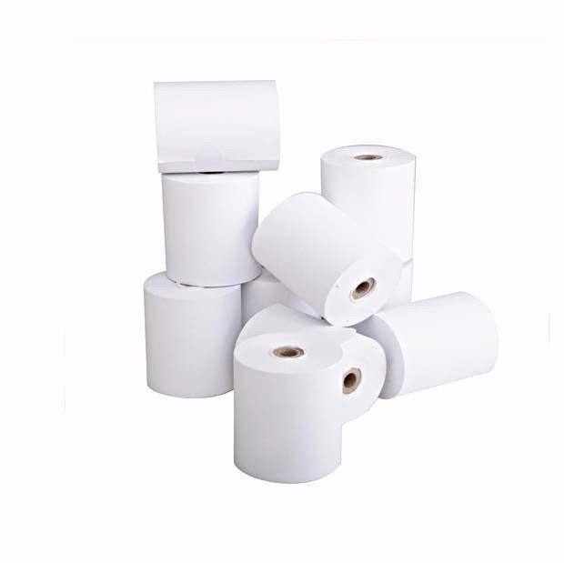 Premium White Cash Register Paper Rolls 55cm Pack of 10
