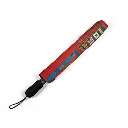 Half Black Half Hónghǎi - Windproof Umbrella