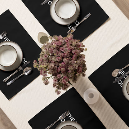 The Best Food Comes To Those Who Wait - Black Placemat Set