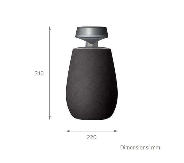 LG XBOOM 360 XO2 PORTABLE BLUETOOTH SPEAKER 40W RGB LIGHTING IP55 BLACK XO2TBK