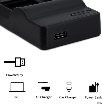 NP-45 battery or USB charger for FUJIFILM FinePix NP-45A XP60 XP70 XP90 J10 J100